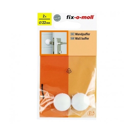 FIX-O-MOLL Butoir mural adhes._o_22mm_blanc_2 - FIX-O-MOLL