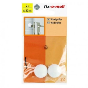 FIX-O-MOLL Butoir mural adhes._o_22mm_blanc_2 - FIX-O-MOLL