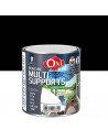 Peinture multi supports Top3 satin 0.5 litre noir - OXI