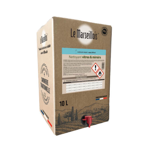 MARSEILLOIS Spray vitre/miroir_10l - LE MARSEILLOIS