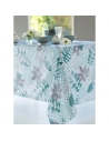 CALITEX Toile cirée rectangulaire_vegetalmix_aqua_140x250cm - CALITEX
