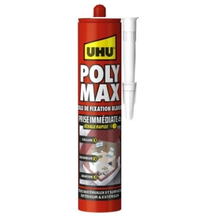 Colle POLY MAX Prise Immédiate 300gr blanc - UHU