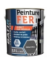 Peinture BATIR Fer martelé 2.5 Litre metal - BATIR