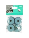 FIX-O-MOLL patin sup-gliss vis_8_patins_gris_de_o_38mm - FIX-O-MOLL