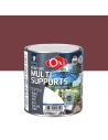 Peinture multi-supportsTop3+ mat 0.5 litre bordeaux - OXI