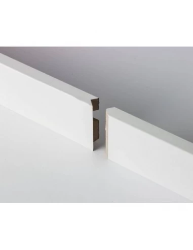 SURTECO Plinthe bords ronds_14x60x2230mm_mdf_blanche_a_peindre - SURTECO