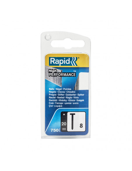 Blister 750 Clous Nº 8 20mm 40109534 Rapid