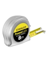 Flexometre Powerlock 8m X 25mm Blade Armour 0-33-527 Stanley
