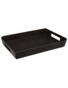Plateau Mélamine noir 35x25cm Collection 'NOIR Kitchen'