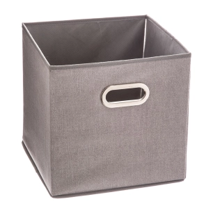Boîte Organisatrice Couleur Gris Claire Pour Étagère 31x31cm