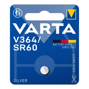 Micro Pile Bouton Varta Silver Sr60 - V364 1,55v (BLISTER 1 Unit) Ø6,8x2,15mm