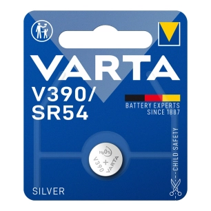 Micro Pile Bouton Varta Silver Sr54 - V390 1,55v (EMBALLAGE 1 Unit) Ø11,6x3,05mm