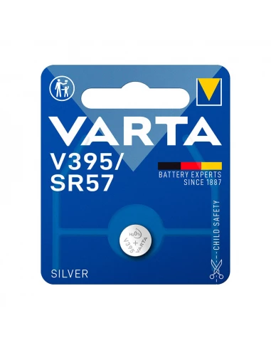 Micro Pile Bouton Varta Silver Sr57 - V395 1,55v (EMBALLAGE 1 Unit) Ø9,5x2,73 Mm