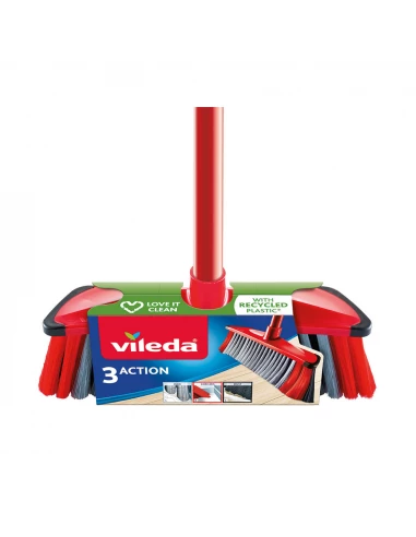 Balai Multi-Usage Avec Manche Pack Antichoc 3 Action 171214 - Vileda