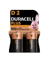 Pile Alkaline Duracell Plus Power D - Lr20 1,5v (EMBALLAGE 2 Unités) Ø34,2x61,5mm