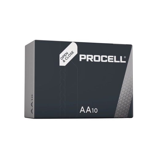 Pile Alkaline Procell Duracell Aa - Lr06 1,5v (BOITE 10 Unit) Ø14,5x50,5mm