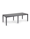 Table D'extérieur Extensible En Polypropylène. Couleur: Anthracite 72x150/220x90cm Ipae Progarden