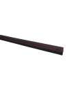 GEKO Bas-de-porte PVC brosse_100cm_marron - GEKO
