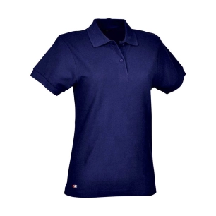 Polo Woman Giza Bleu Marine Cofra Taille L