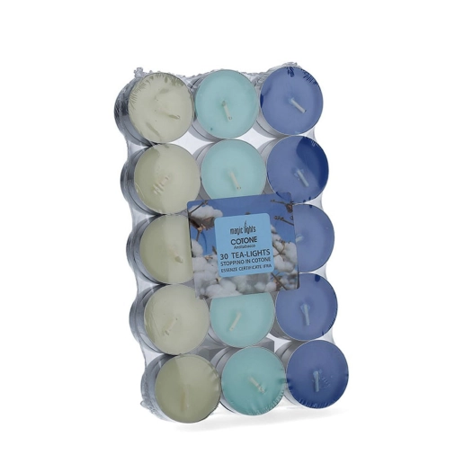 Bougies Parfumées Coton 30 Uni. Magic Light