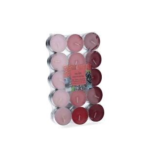 Bougies Parfumées Fruits Rouges 30 Uni. Magic Light