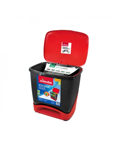 Poubelle De Recyclage 142239 Vileda (NE Comprend Pas Les Séparateurs)