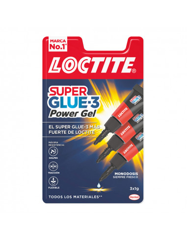 Loctite Mini Trio Flex 3x1g 2640066 Super Glue