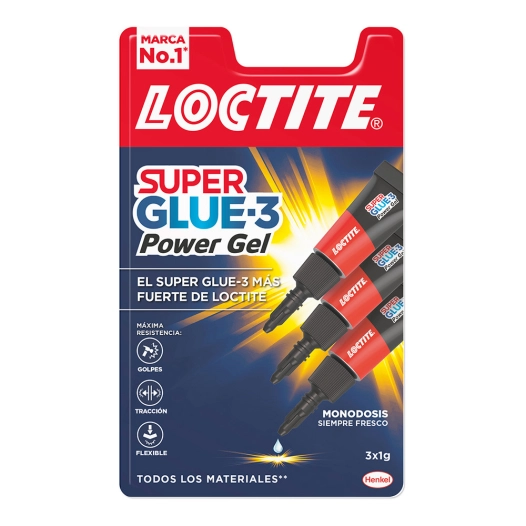 Loctite Mini Trio Flex 3x1g 2640066 Super Glue