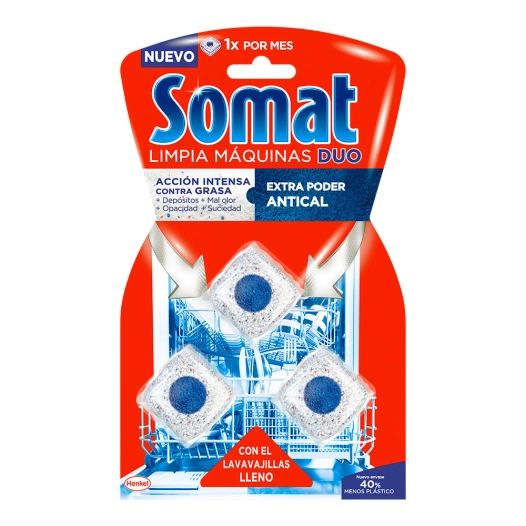 Nettoie Les Machines Somat 3 Dose (PLEIN Lave-Vaisselle) Somat