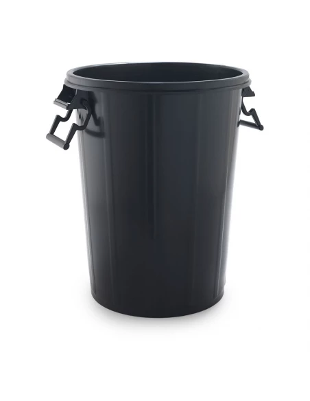 Poubelle Couleur Noire 100 Litres Sans Couvercle Sp Berner