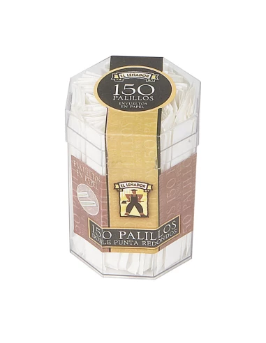 Plateau 12uds. Bol En Plastique De 150uds. Baguettes Rondes El Leñador