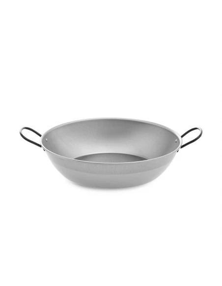 Poêle Profonde Poli Avec Anses Ø34cm. Vaelo