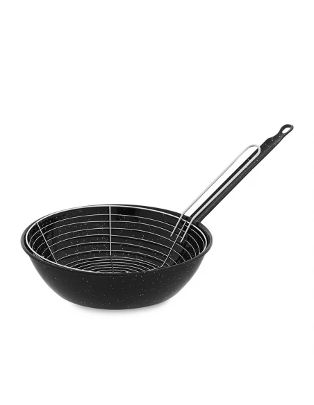 Poêle À Friture Avec Panier De Ø28cm. Vaello