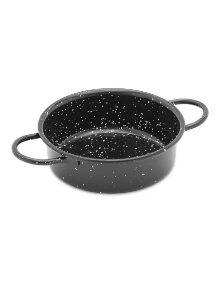 3 Plat Émaillé Vaello Ø12cm Avec Anses