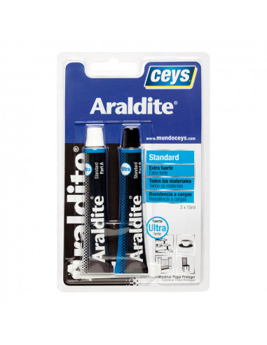 Ceys Araldite Standard Blister Large 15 + 15ml 510107