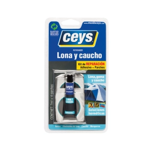 Ceys Toile Et Caoutchouc Réparateur Blister 7ml 6unit. 505017