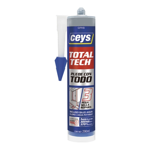 Ceys Total Tech Gris Cartouche 290ml 507220