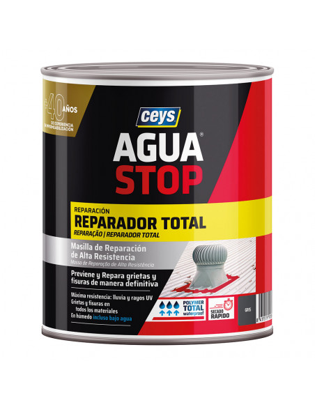 Aguastop Réparation Totale Mastic étanche multi-matériaux pour réparations durables - CEYS