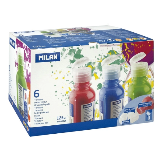 Coffret 6 Bouteilles 125ml De Température Assorties Couleurs Milan