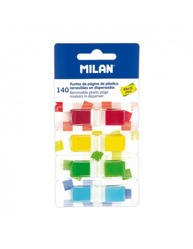 3 Pack De 140 Marque-Pages En 4 Distributeurs Milan.