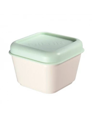 Recipient Pour Aliments Carre 0.33l Couvercle Vert Milan.