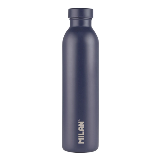 Bouteille Isotherme En Acier Inoxydable 304 591ml Bleu Marine, Sunset Milan