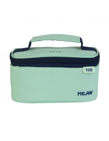 Petit Sac Alimentaire Isotherme Avec 1 Contenant (1,5L) Série 1918, Vert Milan