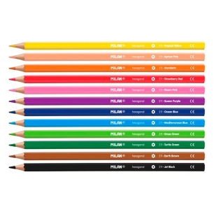 4 Pack 12 Crayons De Couleur Milan