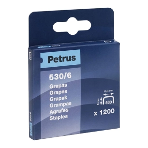Boîte 1200 Agrafes Mod. 530/6mm 77513 Petrus