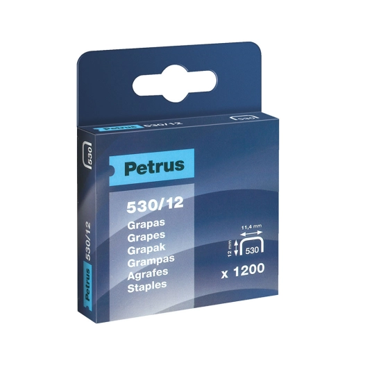 Boîte 1200 Agrafes Mod. 530/12mm 77516 Petrus