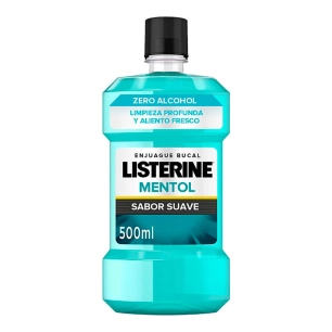 6 Antiseptique Buccal 500ml Listerine Zero Menthol (SAVEUR Lisse)