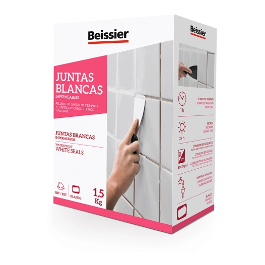 Beissier Joints Blancs Impermeable 1.5kg 70162-002