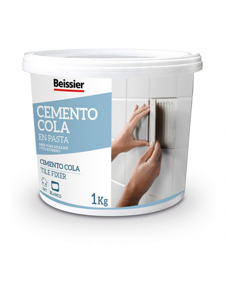 Colle Pâte Beissier 1kg Réparation et fixation multi-matériaux - BEISSIER