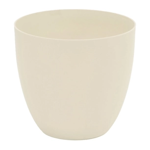 Vase pot de fleur plastique Ocre Ø38cm